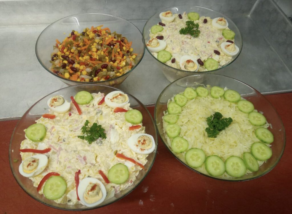 Verschiedene Salate