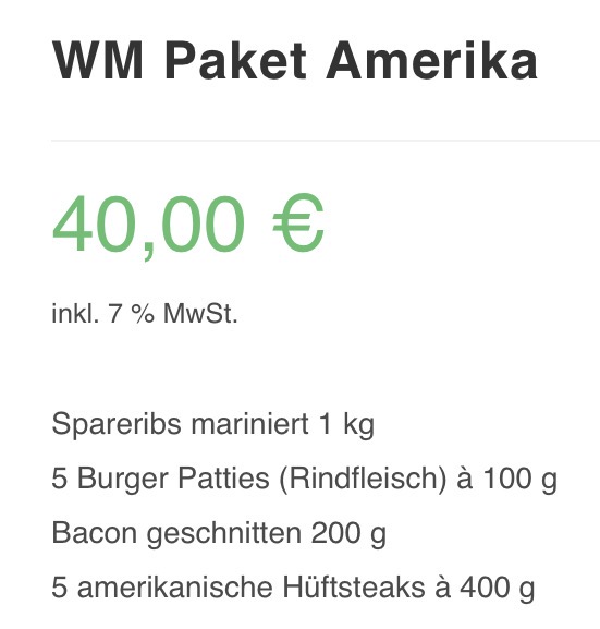 WM Paket Amerika